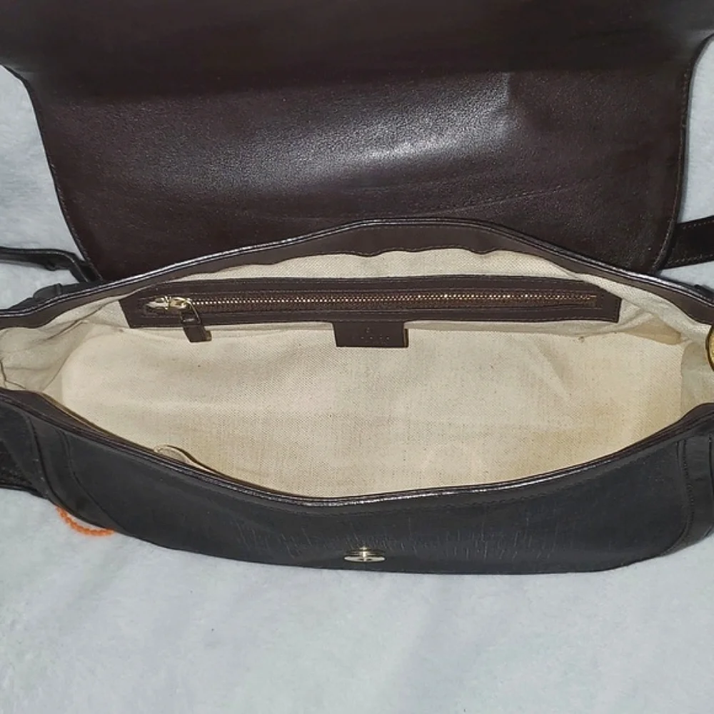 Gucci Supreme Stirrup Crossbody Bag